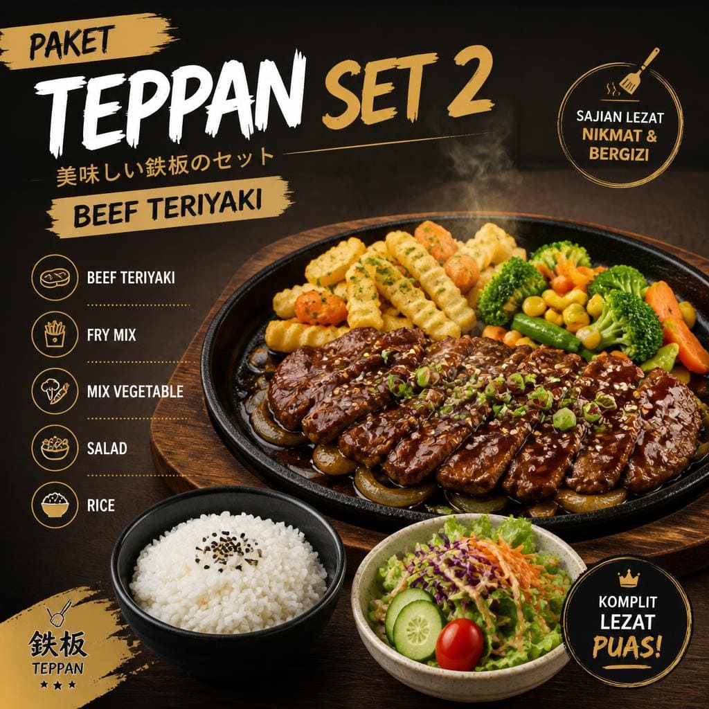 Teppan Set 2 Gokana Ramen & Teppan